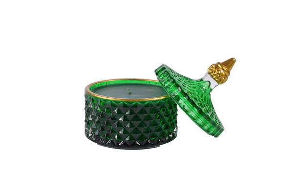 1950 -  Green - 10,5 x 14,5 cm Decorative Scented Candle