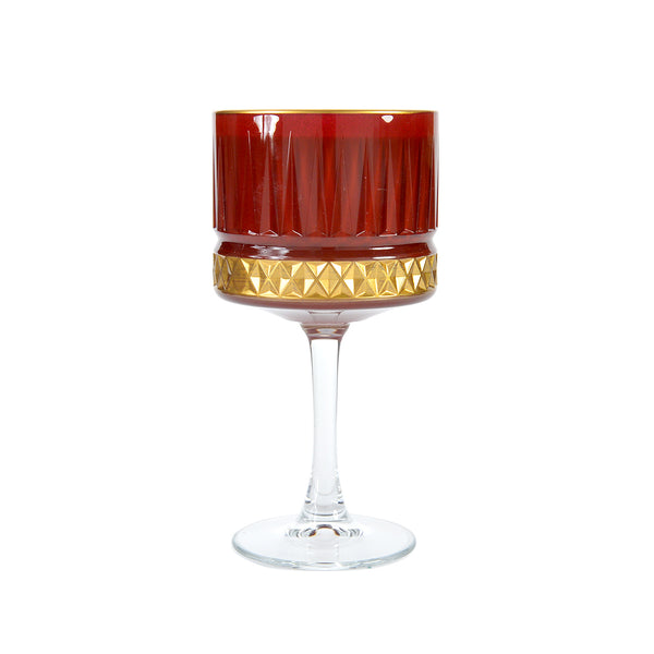 Gloria Star - 2303 - Shahmeraf - Special Burgundy - 10 x 20 cm Decorative Scented Candle